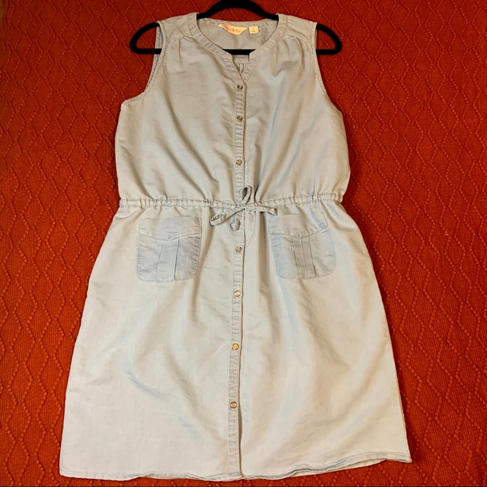 Mini Light Blue Dress